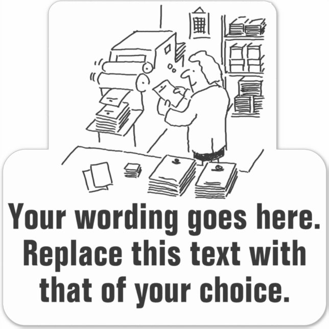 Sticker Société d'impression et d'impression (Devant)