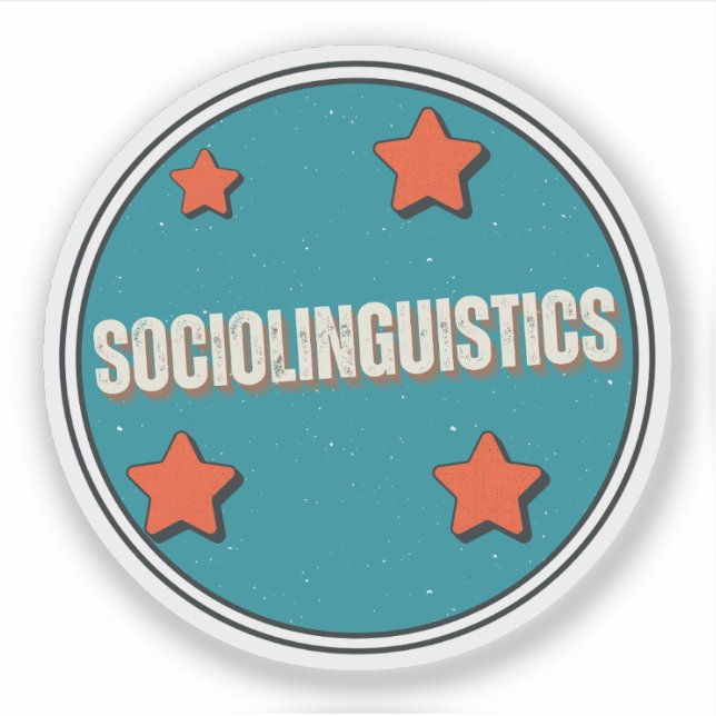 Sticker Sociolinguistique (Devant)