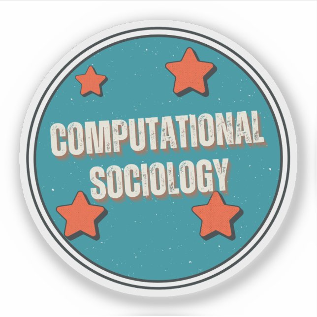 Sticker Sociologie computationnelle (Devant)