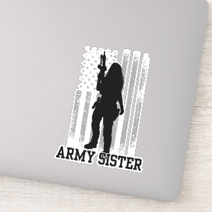 Sticker Soeur de l'armée