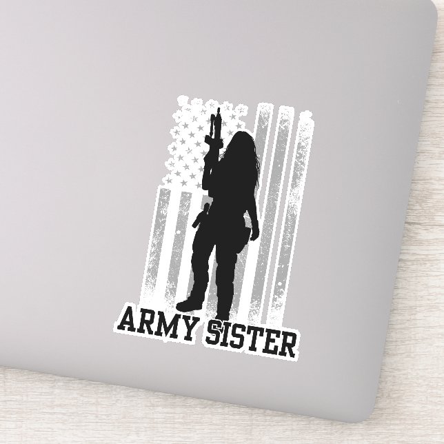 Sticker Soeur de l'armée (Détail)