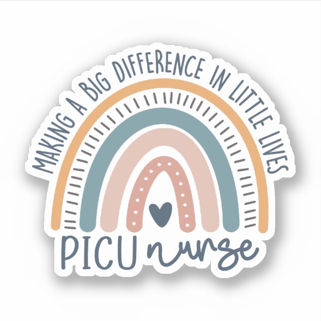 Sticker Soins intensifs pédiatriques, Soins intensifs pédi (Devant)