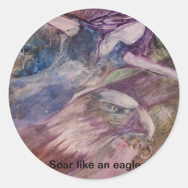 Sticker "Soir comme un aigle" (Devant)