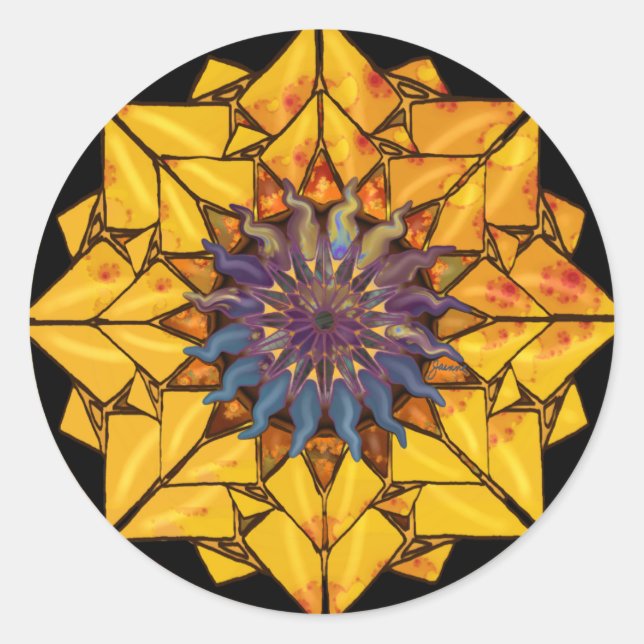 Sticker solaire tournesol (Devant)