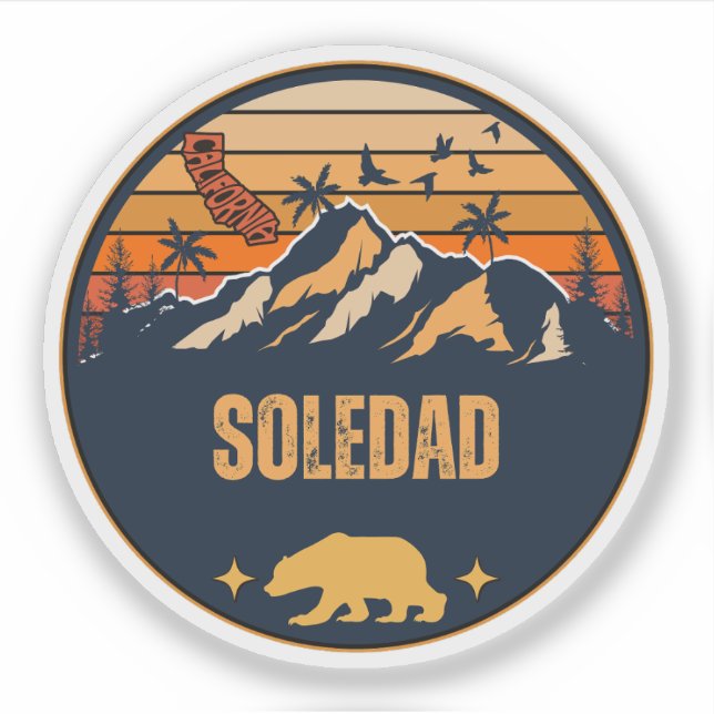 Sticker Soledad, Californie (Devant)
