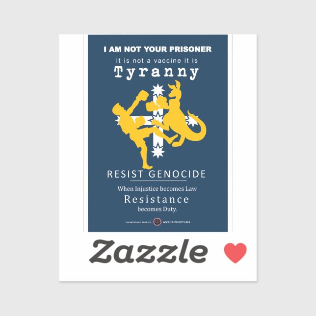 Sticker Solidarité Australie (Feuille)