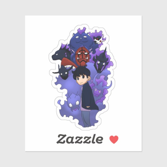 Sticker Solo Leveling inspired chibi (Feuille)