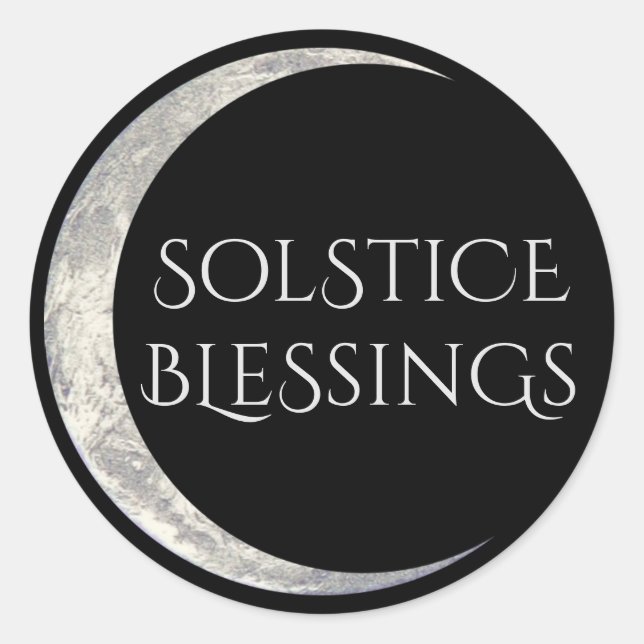 Sticker Solstice Blessings (Devant)