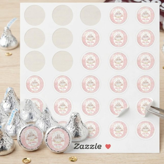 Sticker Some Bunny is Turning One 1st Birthday 0.75" Favor (Créateur téléchargé)