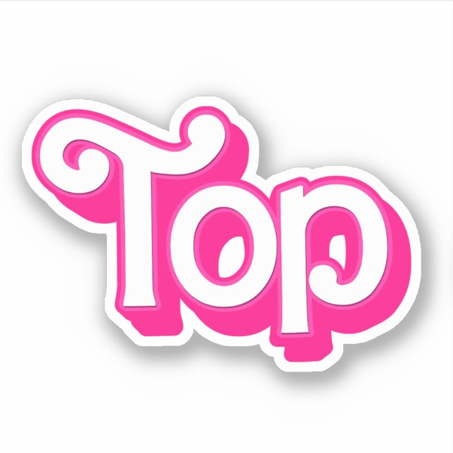Sticker Sommet Rose (Devant)