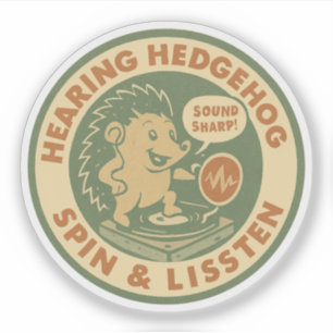 Sticker Sono Vintage Sharp Audiologie DJ
