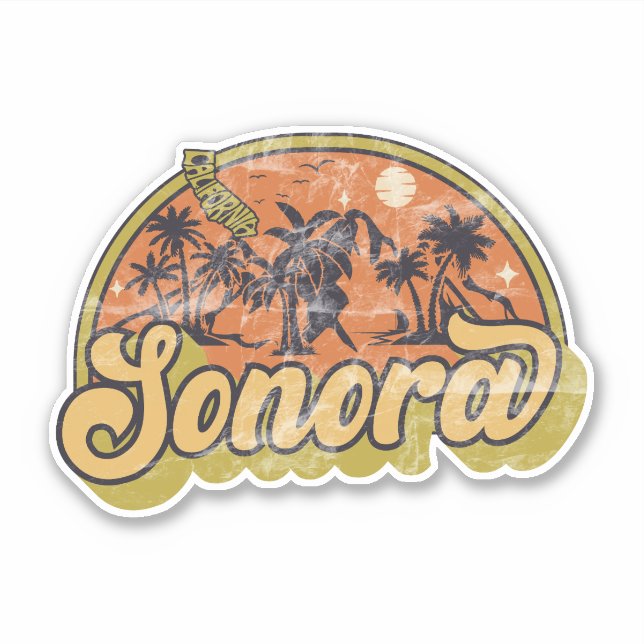 Sticker Sonora, Californie (Devant)