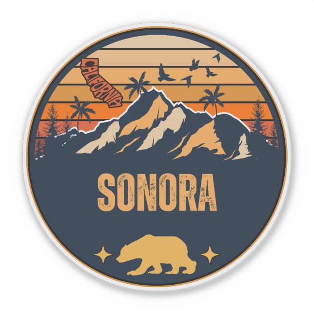 Sticker Sonora, Californie (Devant)