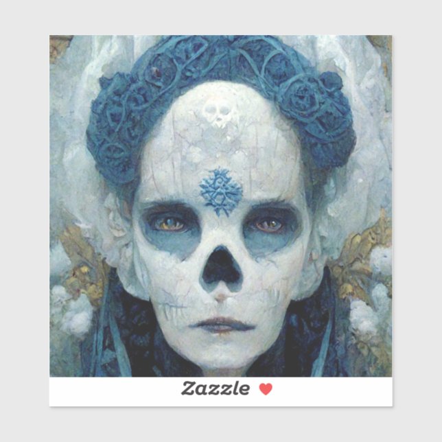 Sticker Sorcière de glace 2 Imaginaires Sci-Fi (Feuille)