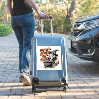 Sticker Sorcière Il Vaut Mieux Avoir Mon Bonbon