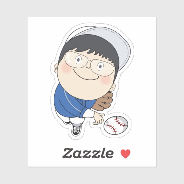 Sticker sosoHoney baseball (Feuille)