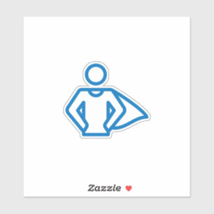 Sticker Souhaitez que les Granters soient des super-héros