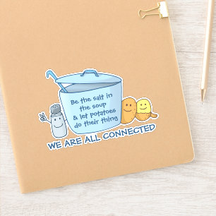 Sticker Soupe de pommes de terre salées