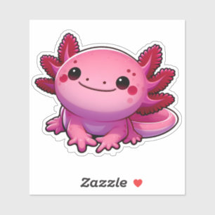 Sticker Sourire comme un Axolotl
