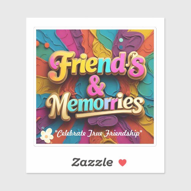 Sticker "Sourires réconfortants" (Feuille)