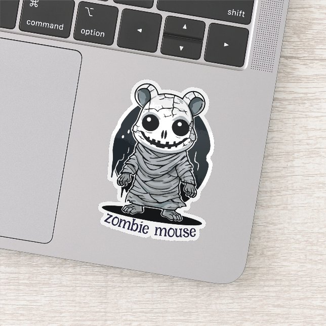 Sticker Souris Zombie (Détail)