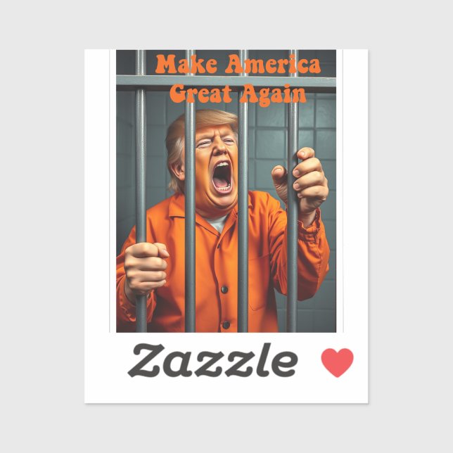Sticker Soutenez Kamala Walz Justice Trump Drôle Satire (Feuille)