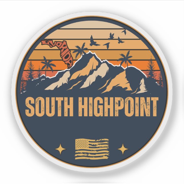 Sticker South Highpoint, Floride  (Devant)