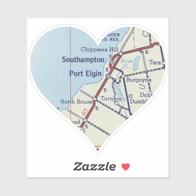 Sticker Southampton Ontario (Feuille)