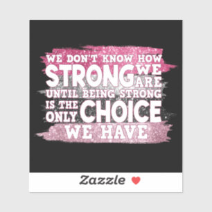 Sticker Soutien au cancer du sein