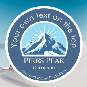 Sticker souvenir du Colorado Pikes Peak Mountain