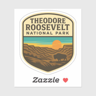 Sticker souvenir du parc national Theodore Rooseve