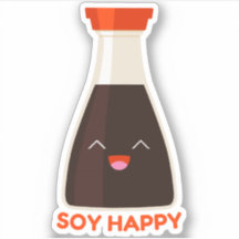 Sticker Soy Happy Jote Foodie