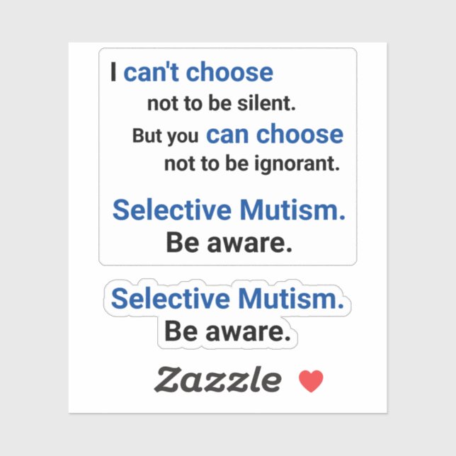 Sticker Soyez conscients de l'ignorance (Feuille)