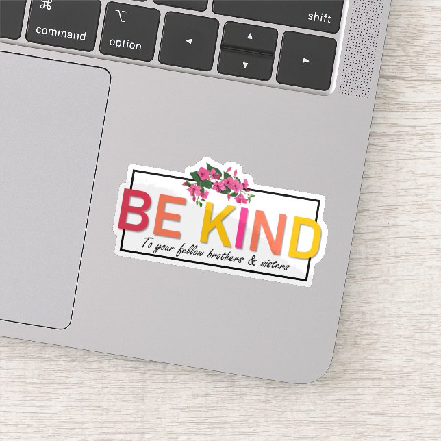 Sticker Soyez gentil envers vos frères et soeurs (Détail)