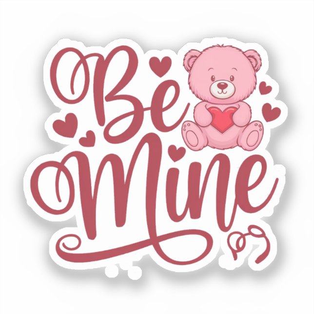 Sticker Soyez miennes (Recto)