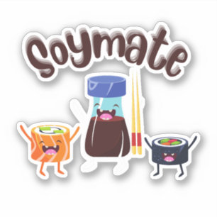 Sticker soymate , soy sushi