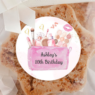 Sticker spa Party de maquillage fille Anniversaire