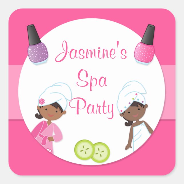 Sticker spa Party Faveur (Devant)