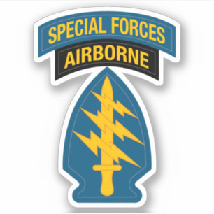 Sticker Special Forces insignia Airborne Tab