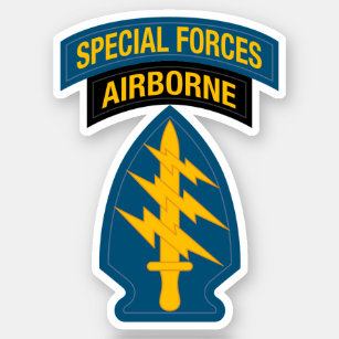 Sticker Special Forces insignia Airborne Tab