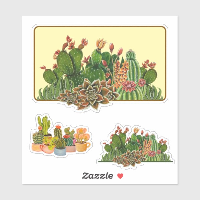 Sticker Spécialité Cactus (Feuille)