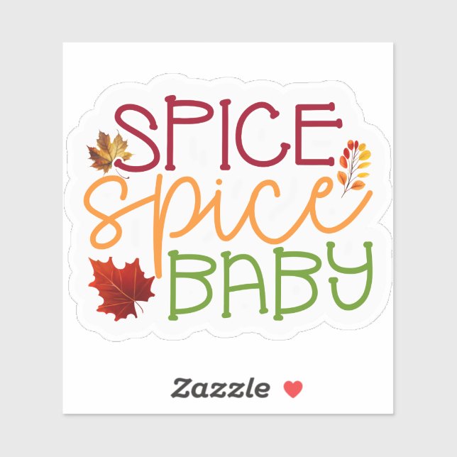 Sticker Spice Spice Baby (Feuille)