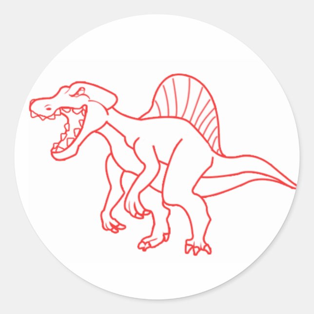 Sticker Spinosaurus (Devant)