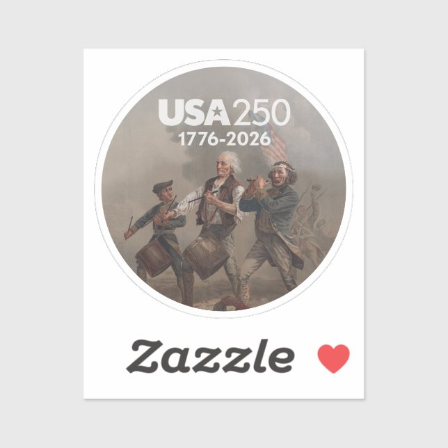 Sticker Spirit of 76 - America's 250th Birthday (Feuille)