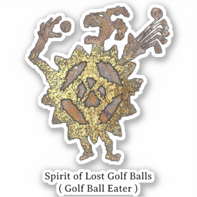 Sticker Spirit of Lost Golf Balls (Devant)