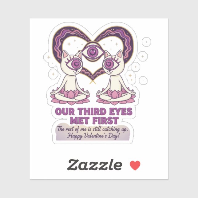 Sticker spiritual valentine's day (Feuille)