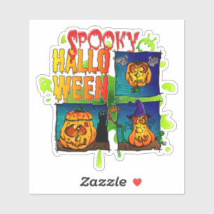 Sticker Spooky Halloween