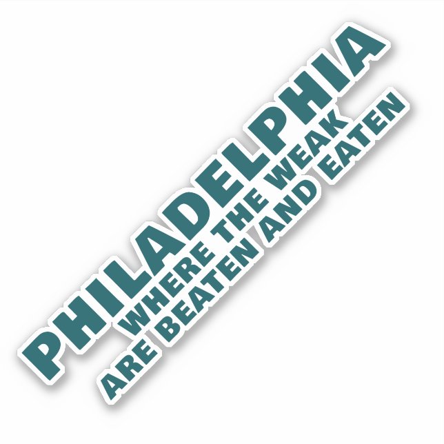 STICKER SPORTS PHILADELPHIQUES (Devant)