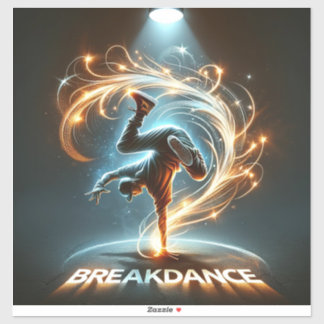 Sticker "Spotlight Groove" - ​ ​ dansant sous les projecte