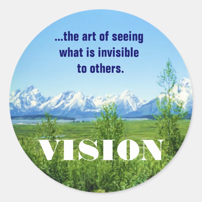 sticker Spring Tetons VISION (Devant)